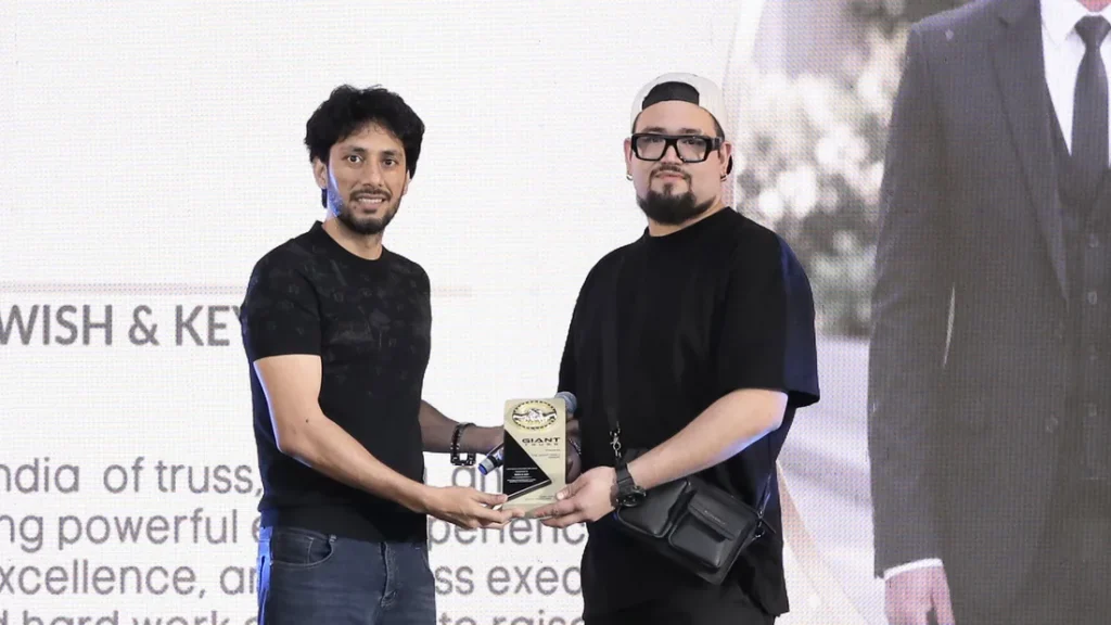 Award presentation at Giant Party Night 2026