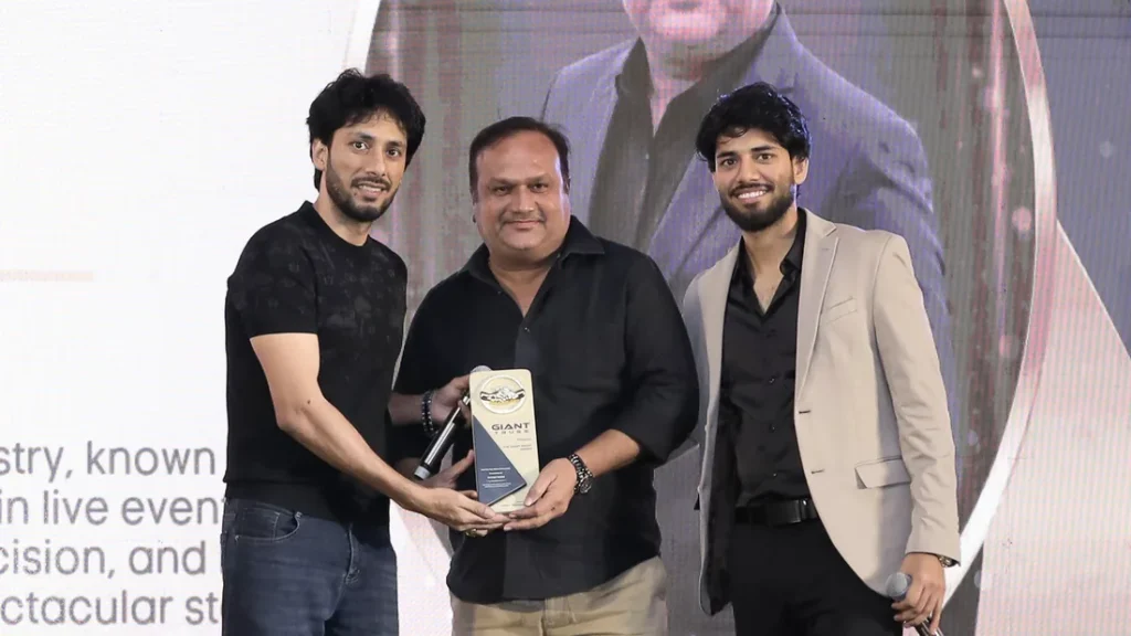 Award presentation at Giant Party Night 2026