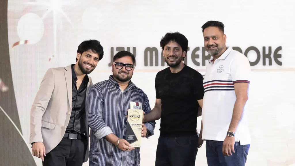 Award presentation at Giant Party Night 2026
