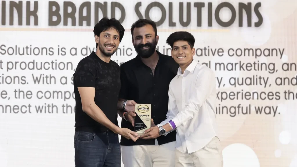 Award presentation at Giant Party Night 2026