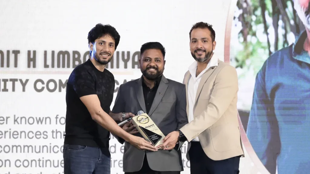 Award presentation at Giant Party Night 2026