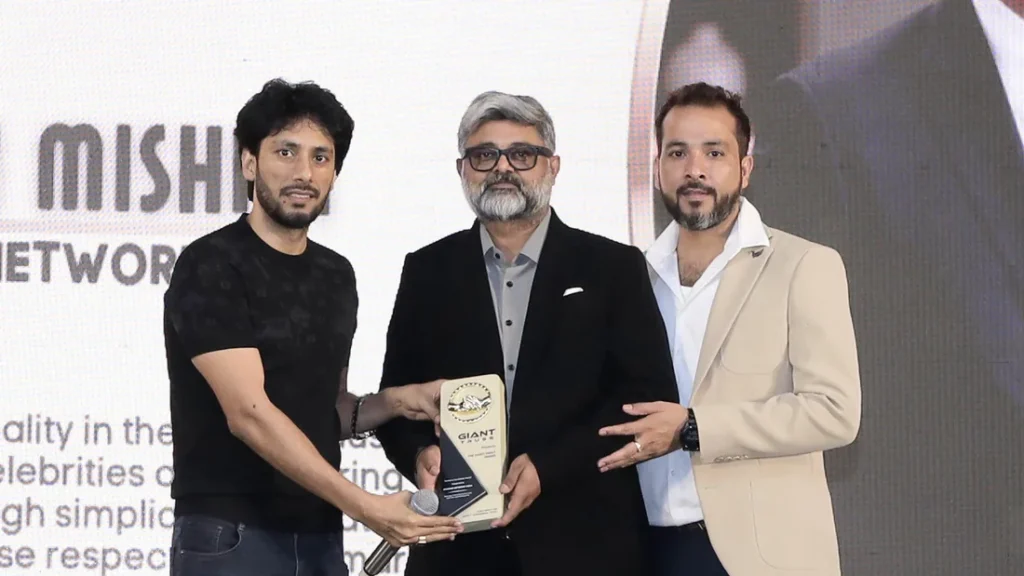 Award presentation at Giant Party Night 2026