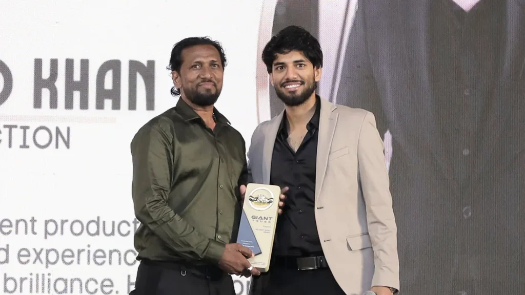 Award presentation at Giant Party Night 2026